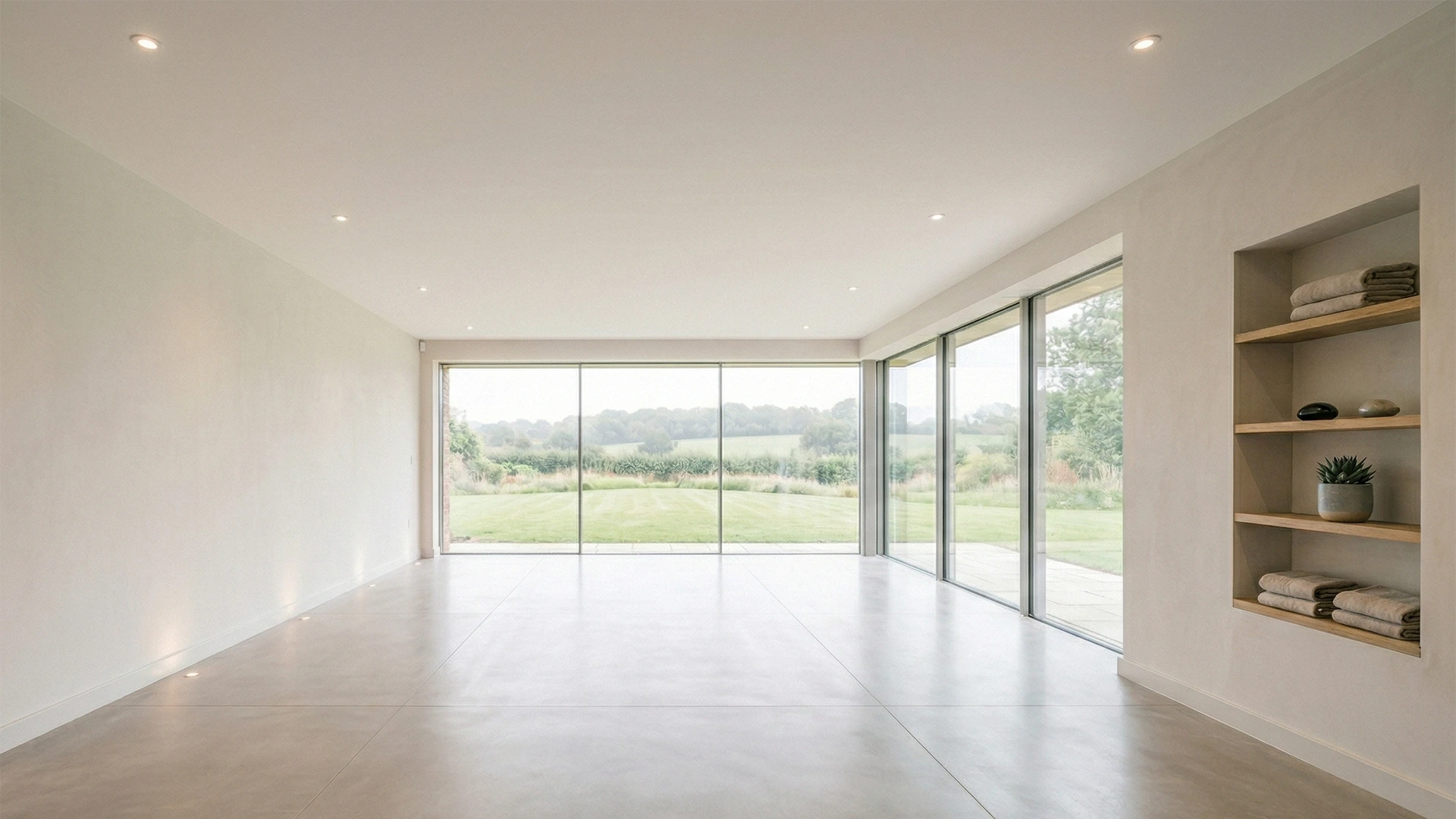 A bright, modern Pilates studio in the Cornish countryside